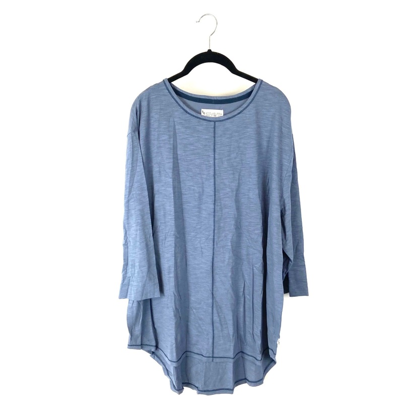 Blue/Grey Long Sleeve Top – Small Small