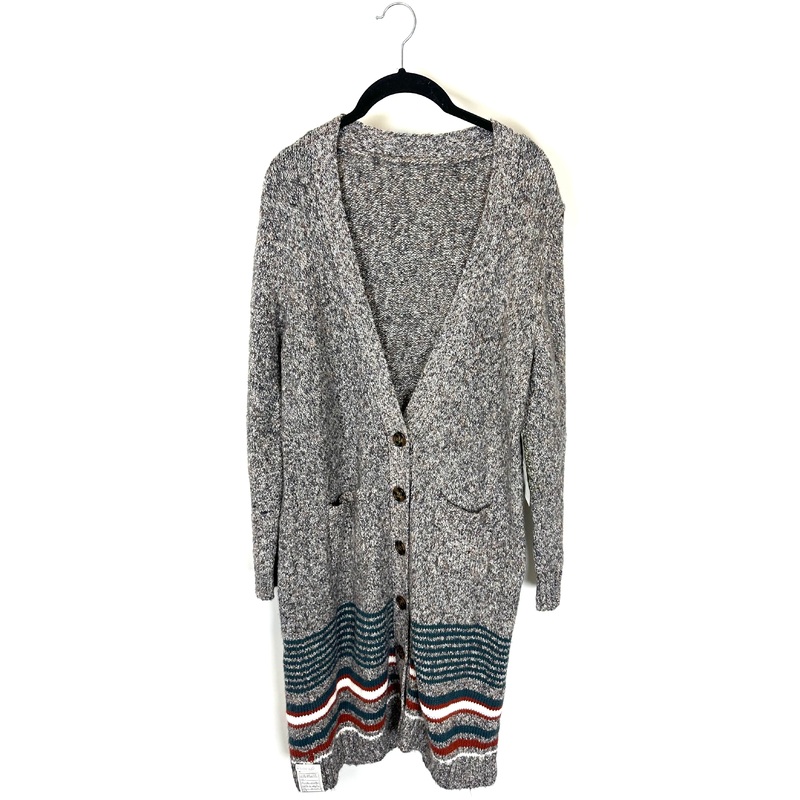 Brown Long Pullover Cardigan – 6/8
