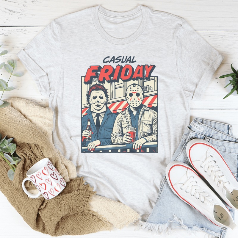 Casual Friday Tee Athletic Heather S
