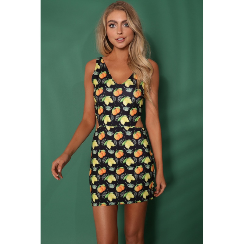 DANICA FRUIT PRINT Activewear Dress S