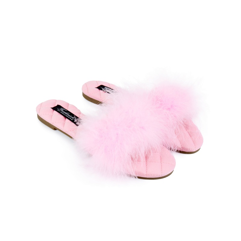 Maxim Feather Flat Sandal Baby Pink 5.5