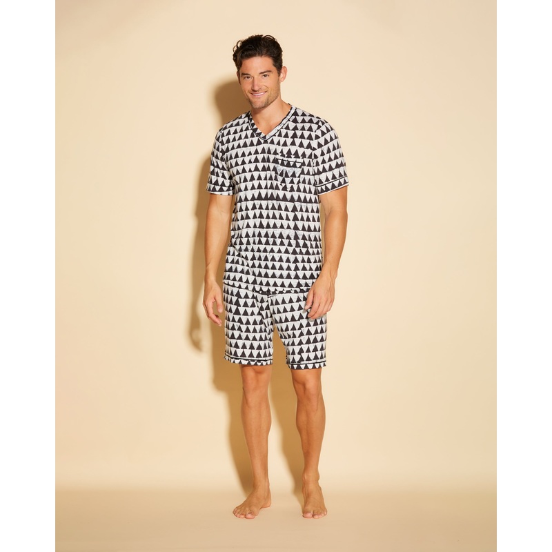 Pigiama Da Uomo Con Top  Maniche Corte E Pantaloncini Jazzy Jeff S