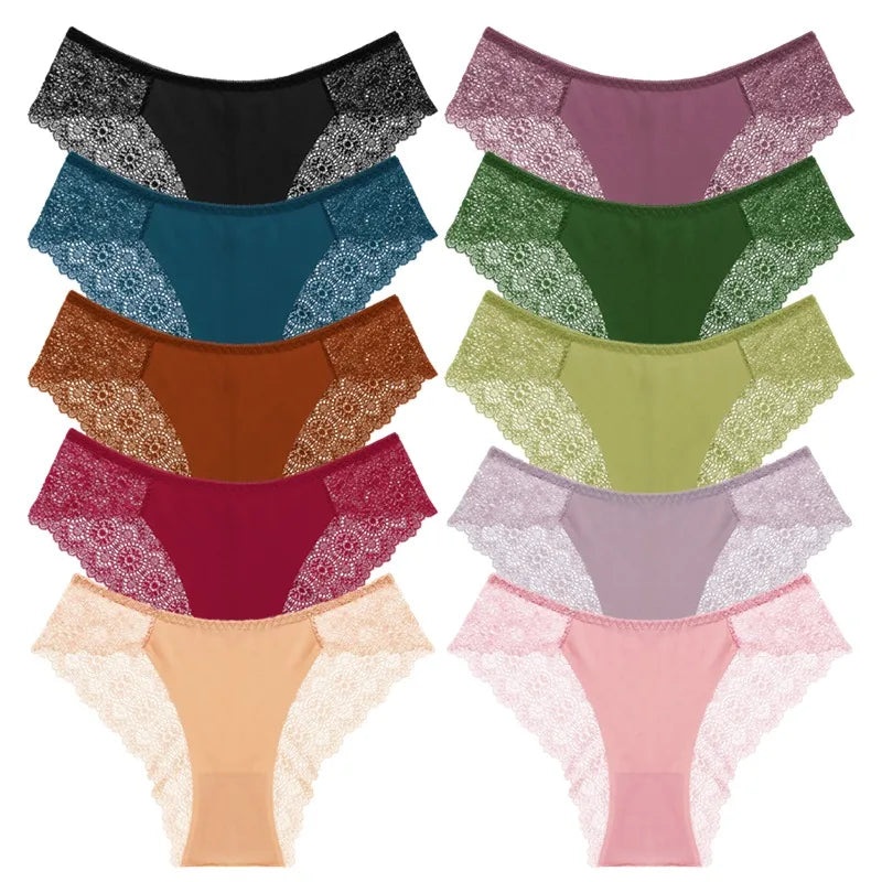 Sandra Lace Panty Value Pack (10-Pack) Set 01 S