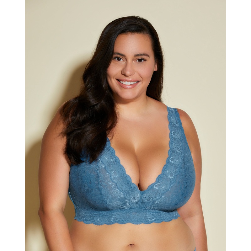 Ultra Curvy Plungie Longline Bralette Malawi XS