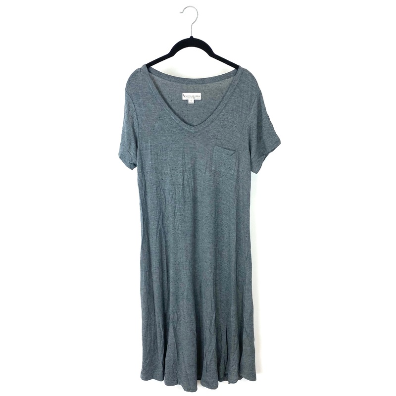 Grey T-Shirt Lounge Dress – Small