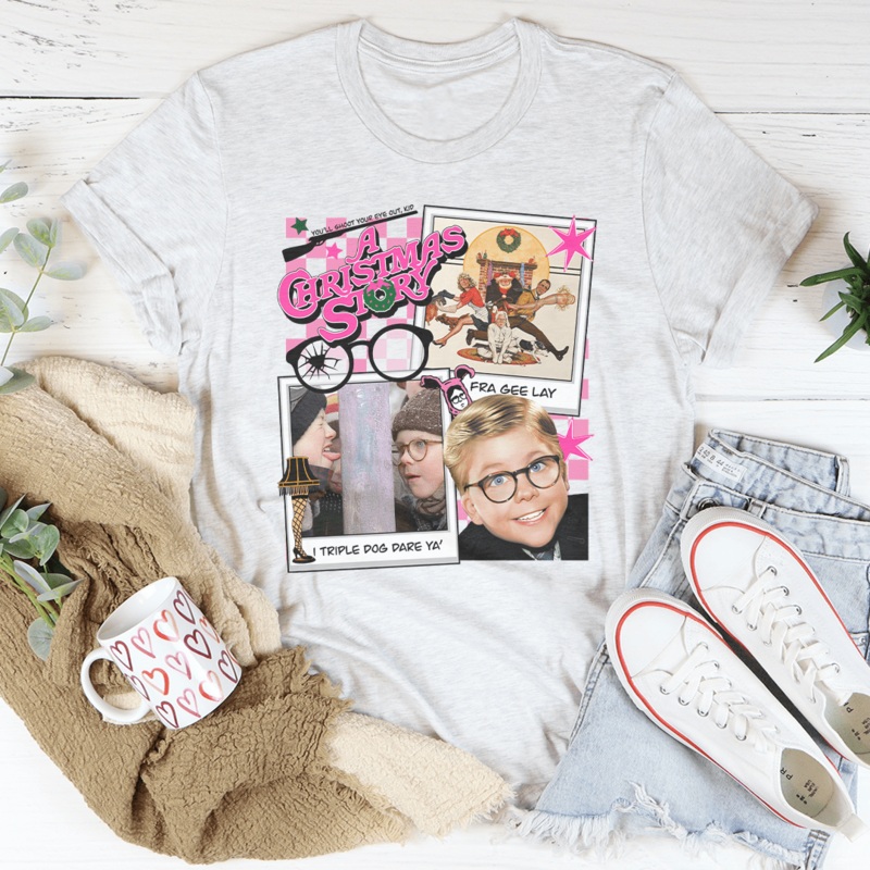 Christmas Story Tee Athletic Heather S