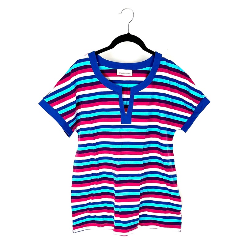 Multi Color Striped Shirt – Size 6-8