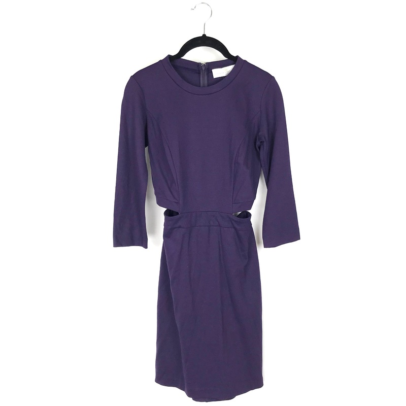 Purple Cut-Out Dress – Small