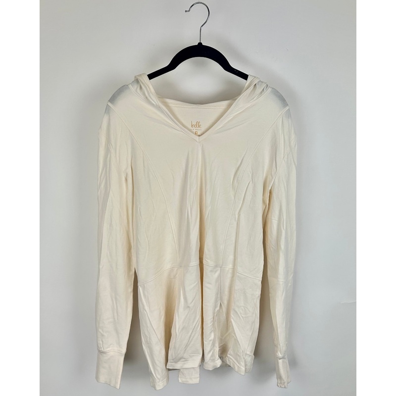 Cream Cloud Lightweight Hoodie- Size 4/6