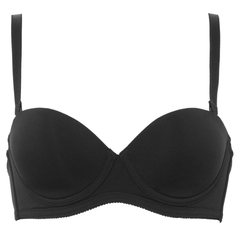 Elena Strapless T-Shirt Bra 65B (US 30B) Black
