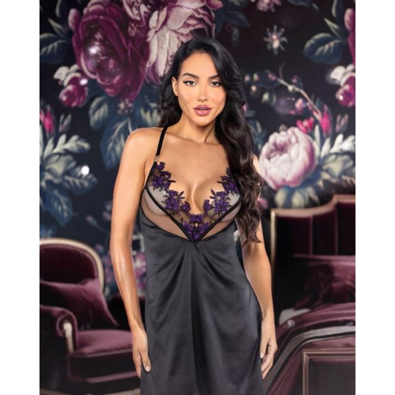 Dark Romance Chemise Black Small