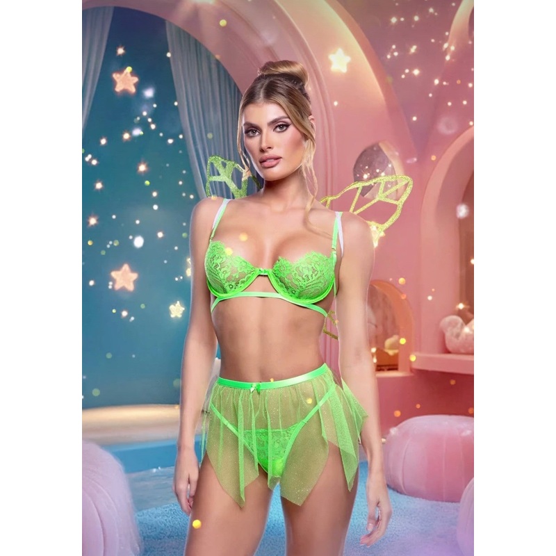 Happy Thoughts Pixie 3pc Set Green X-Small