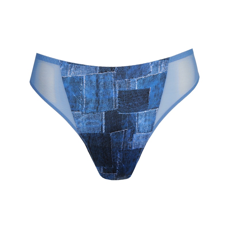 Mauna Twill Blue Thong Twill Blue XS
