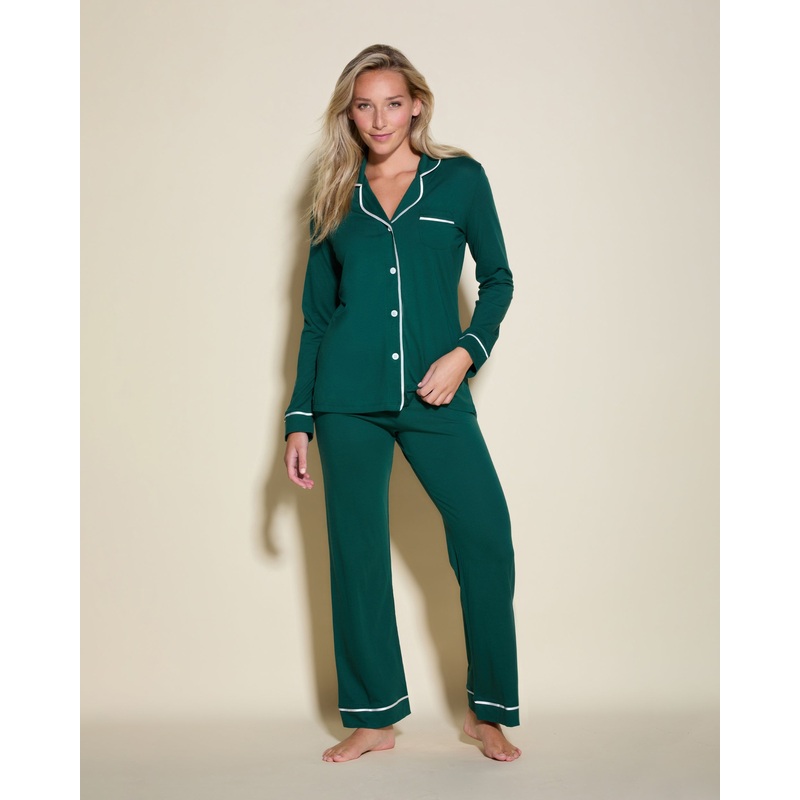 Pigiama Con Top A Maniche Lunghe E Pantaloni Congo/Ivory XS