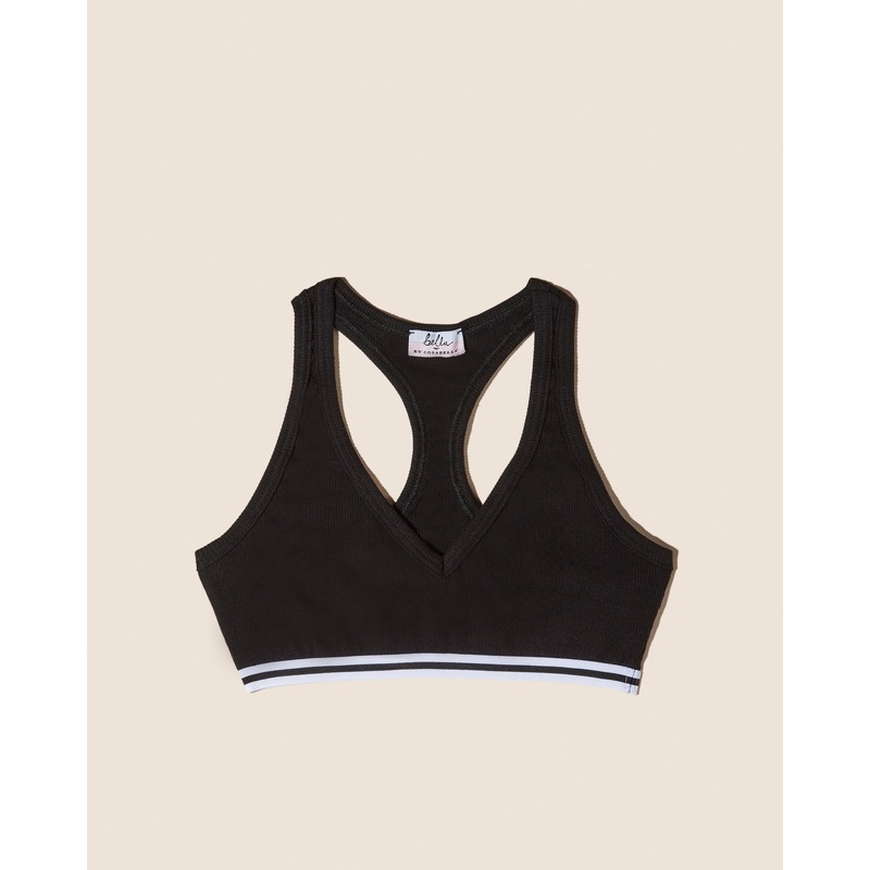 Ana Racerback Bralette Tween Schwarz S