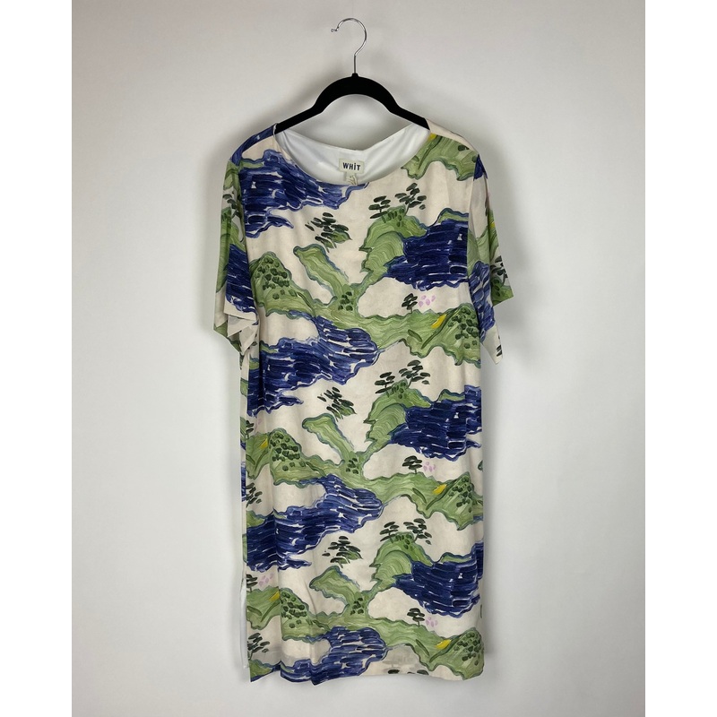 Cream Esme Multi-Colored Dress – Small