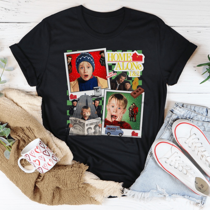 Home Alone Tee Athletic Heather S
