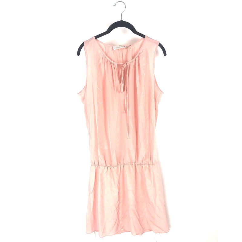Pink Front Tie Dress – Small