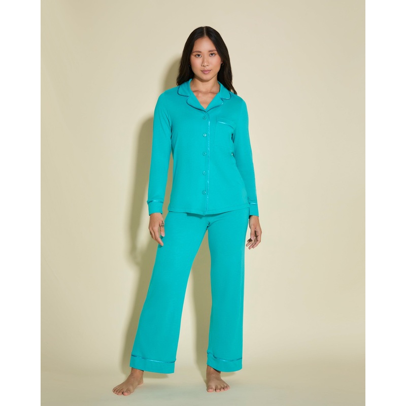 Conjunto De Pijama Petite Con Camisa De Manga Larga Y Pantalones Andaman Sea/Andaman Sea PS