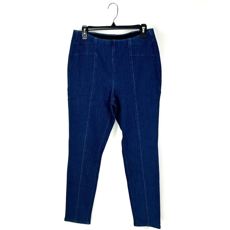 Medium Wash Side Design Denim Pants – Size 12