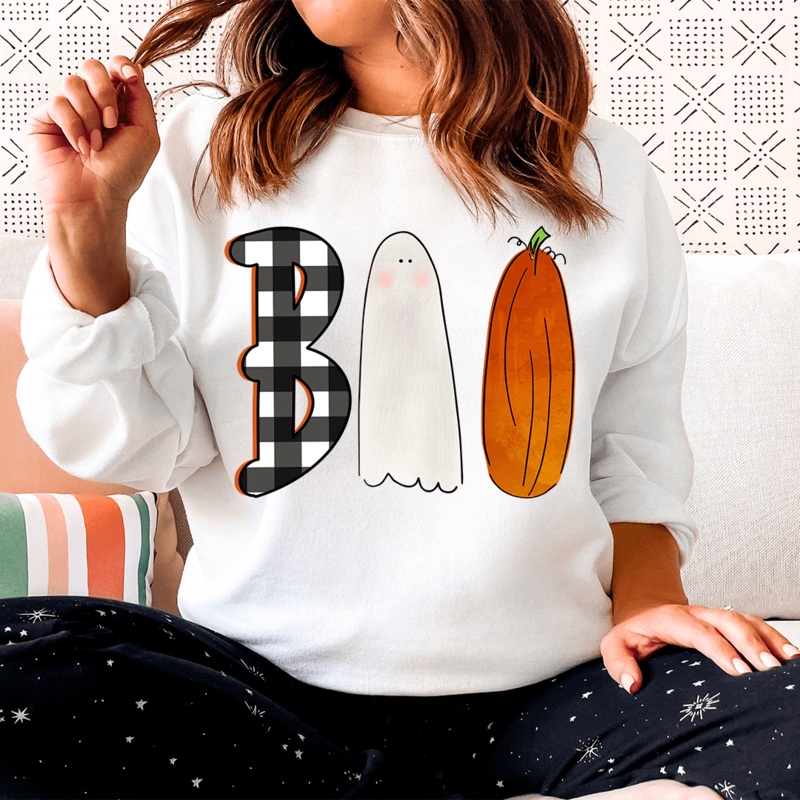 Boo Sweatshirt White S