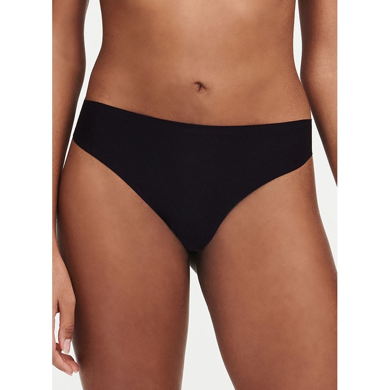SoftStretch Black Thong Black O/S