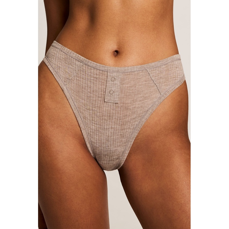 Whipped French Cut Brief in Mink XS Mink Single
