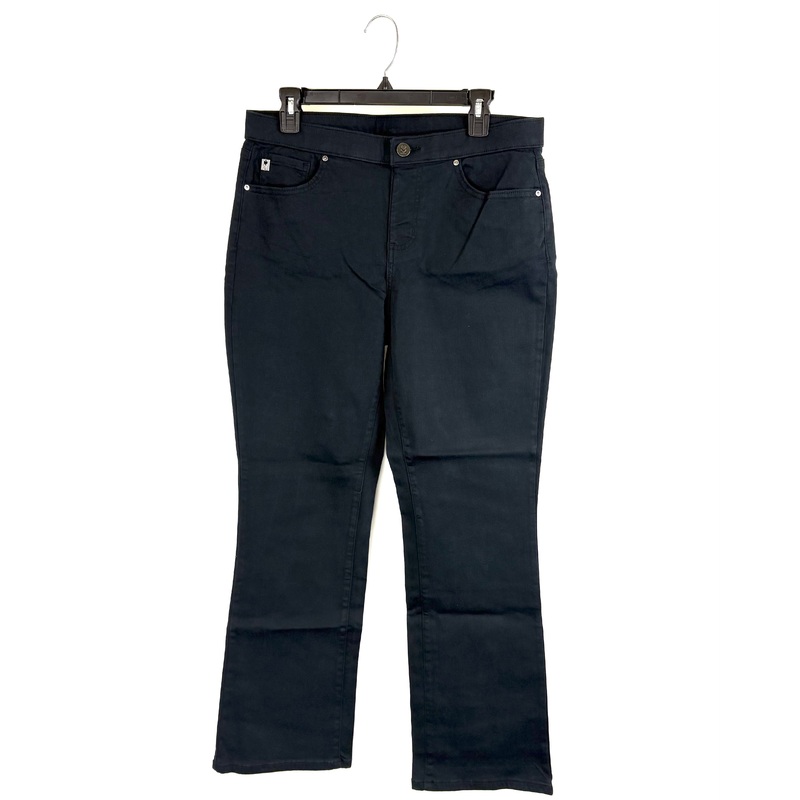 Dark Navy Stretchy Wide Leg Jeans – Size 12