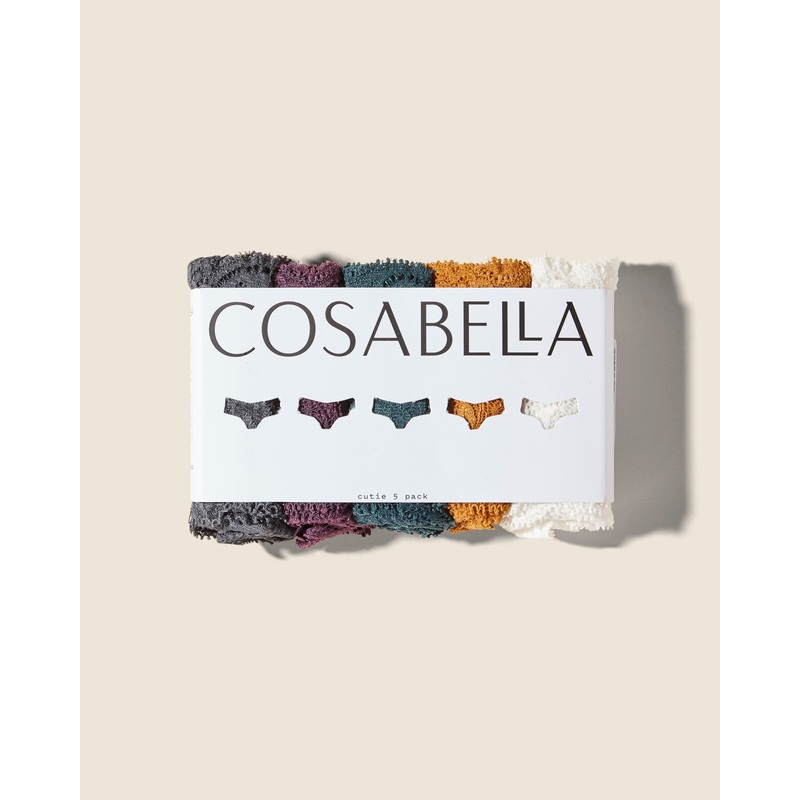 Tanga Cutie, 5Er-Pack Anthracite Grappa Schnapps Caramellino Moon Ivory Einheitsgre