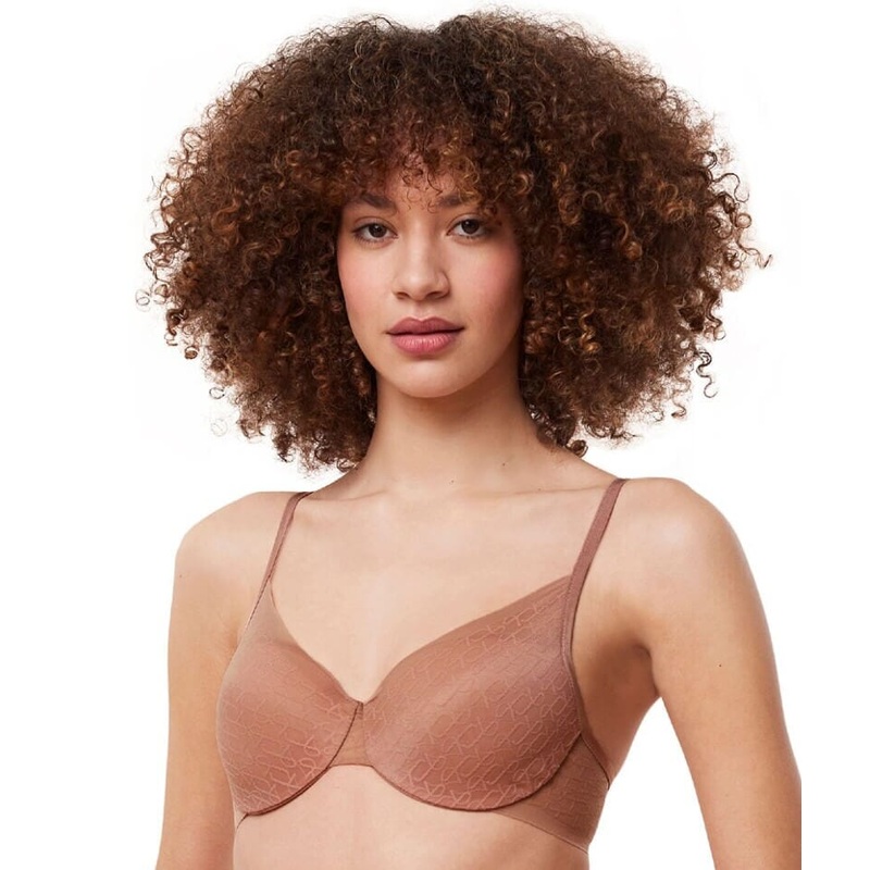 Triumph Signature Sheer Underwired Padded Half Cup Bra – Toasted Almond 32B