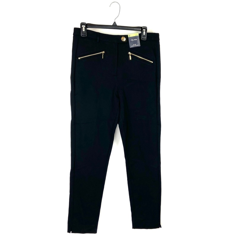 Black Slim Ankle Grazer Pant – Size 12 Long