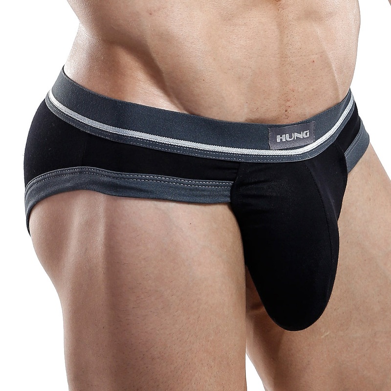 Hung HGJ003 Brief Small Black