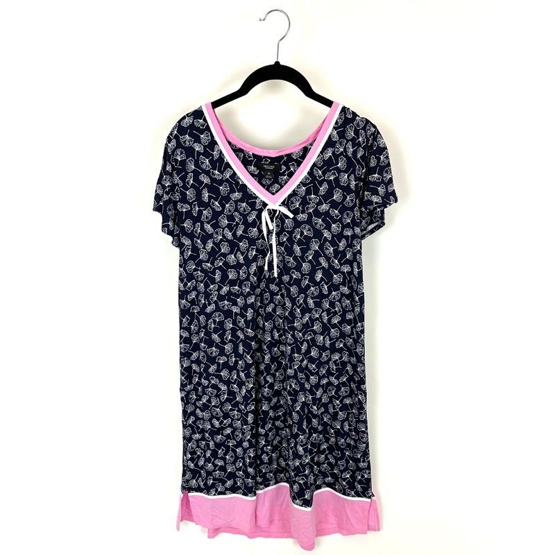 Navy Flower Petal Nightgown – Size 4/6