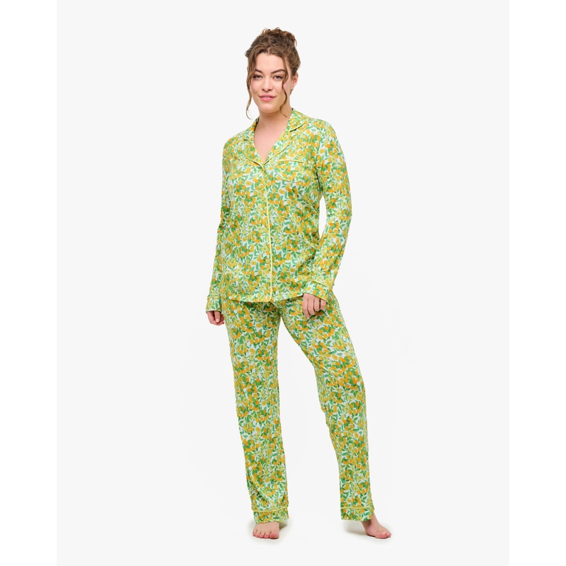 Pigiama Con Top A Maniche Lunghe E Pantaloni Mercata XS