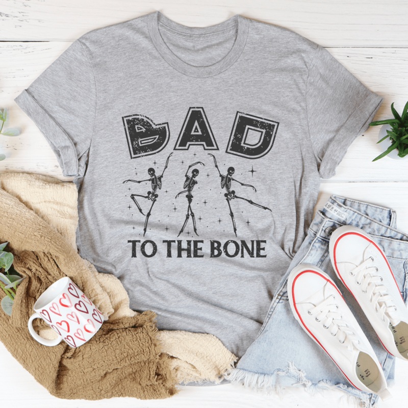 Bad To The Bone Tee Athletic Heather S