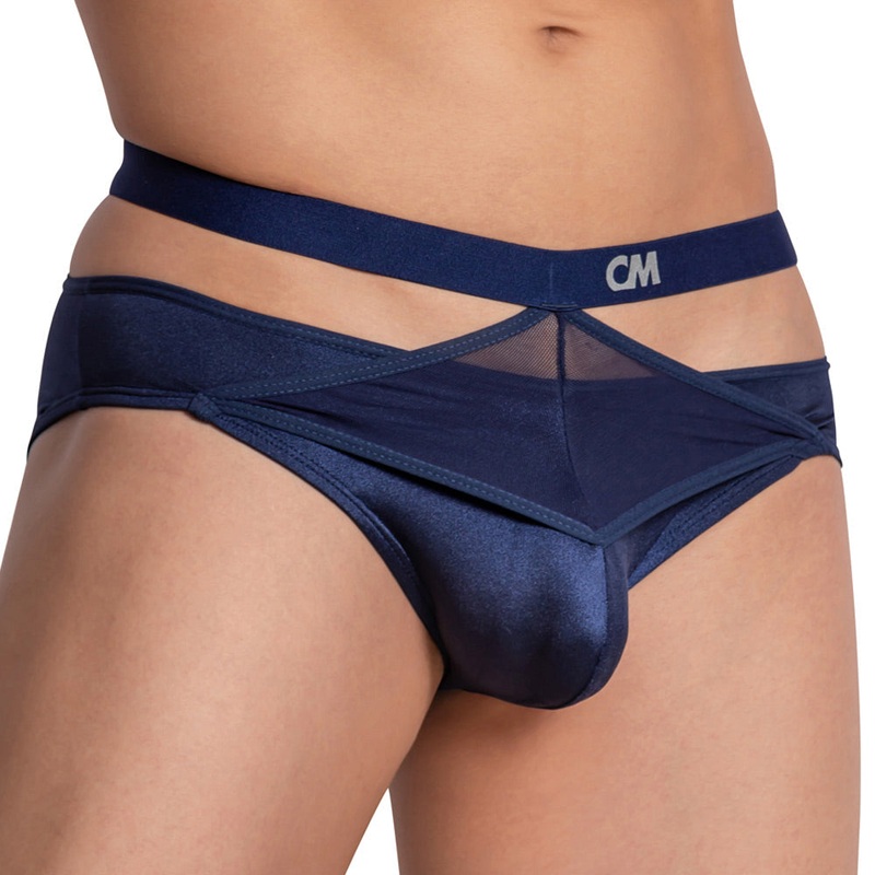 Cover Male CMI053 Criss Cross Bikini Brief Small Black