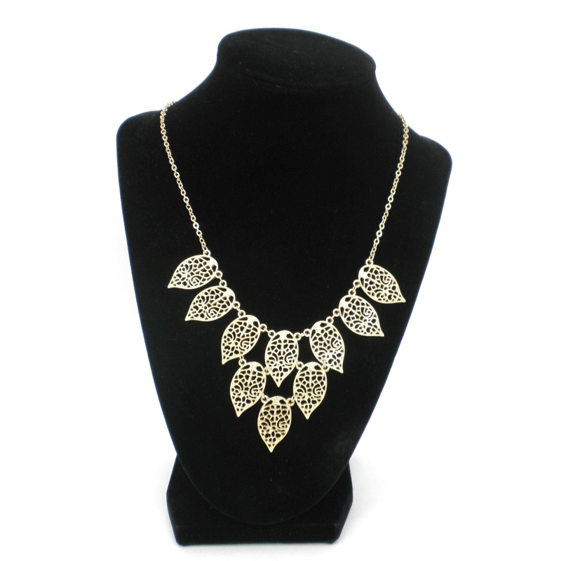 Gold Leaves Necklace