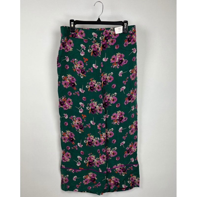 High Rise Floral Pants – Size 8