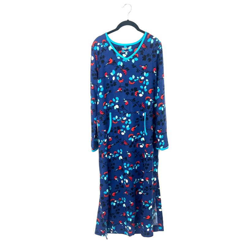 Royal Blue Printed Lounge Dress – Size 6/8 Size 6/8