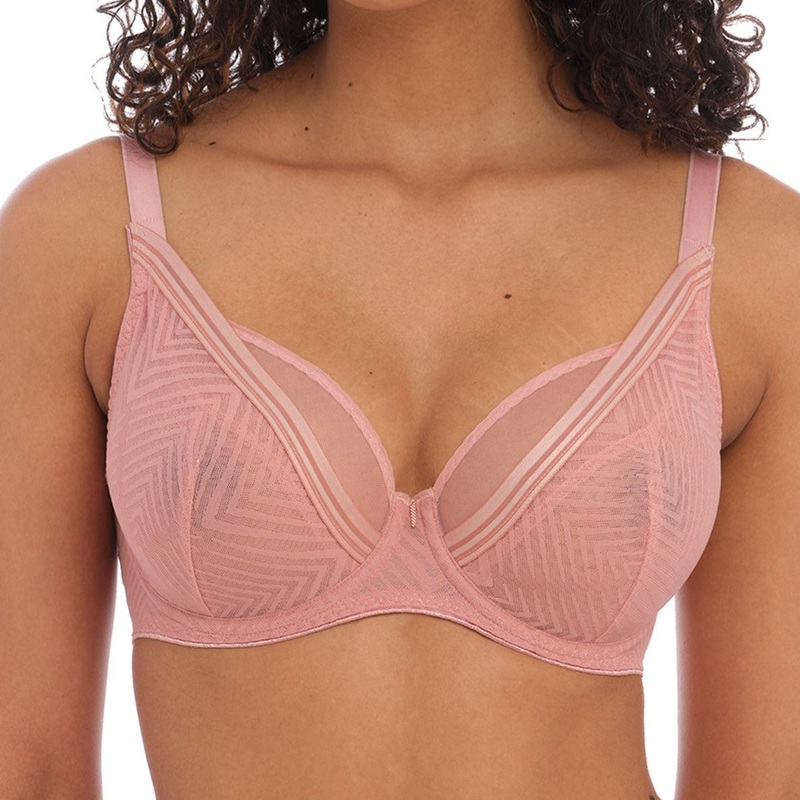 Tailored High Apex Plunge Bra – AA401121 – Ash Rose 30F PINK