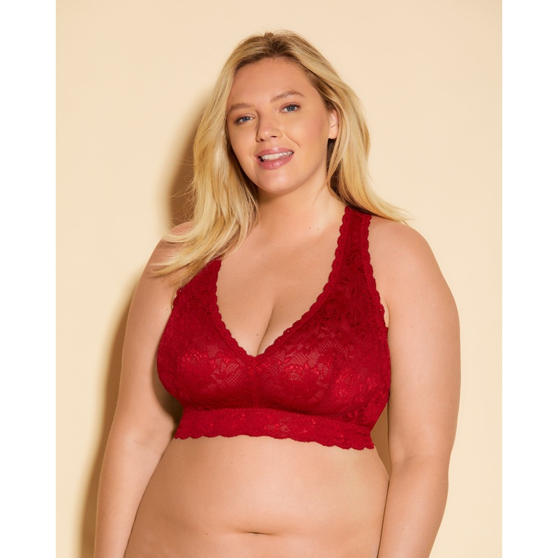Ultra Curvy Racerback-Bralette “Racie” Sindoor Red XS