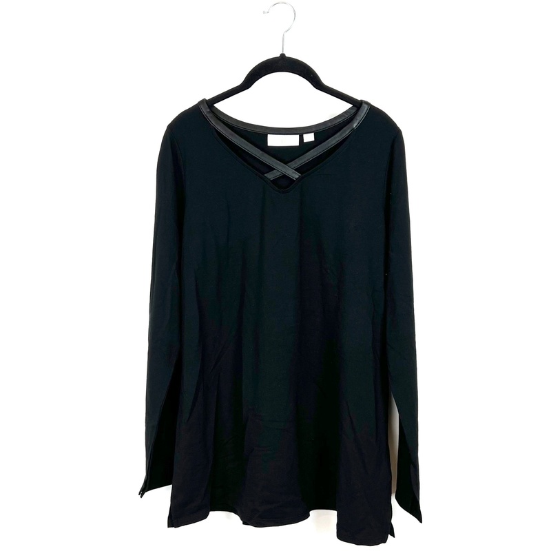 Black Criss Cross Top – Small/Medium