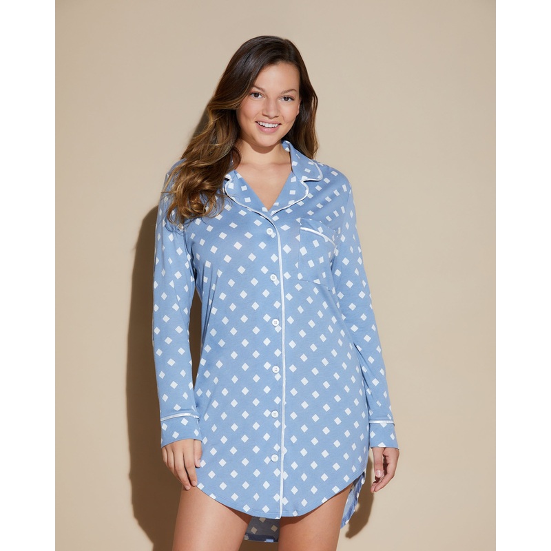 Camisn Estampado Diamond Blue Diamond/White XS