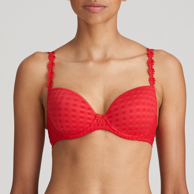 Avero Scarlet Padded Plunge Bra Scarlet 34B
