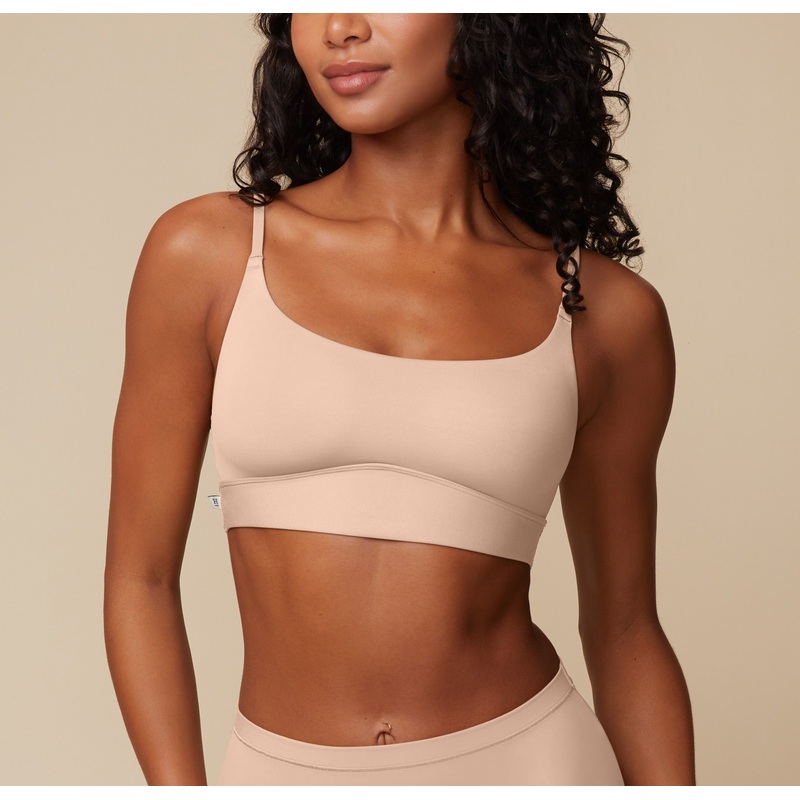 Bliss Scoop Bralette – Beige Beige XS