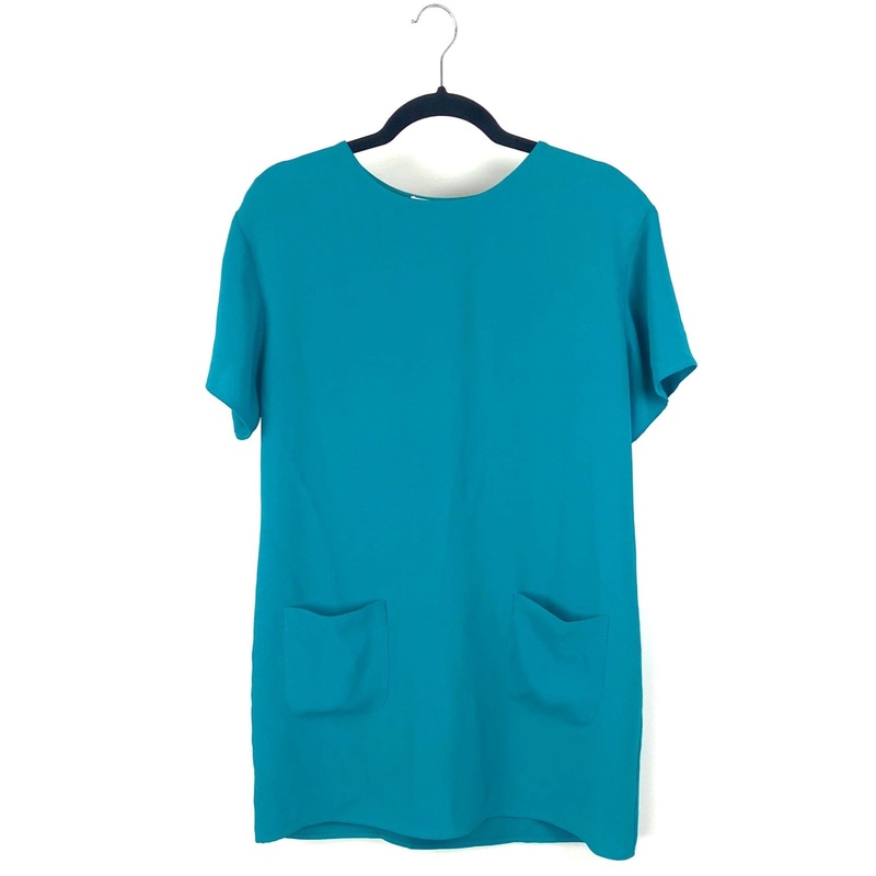 Teal Pocket Dress – Size 2-4W
