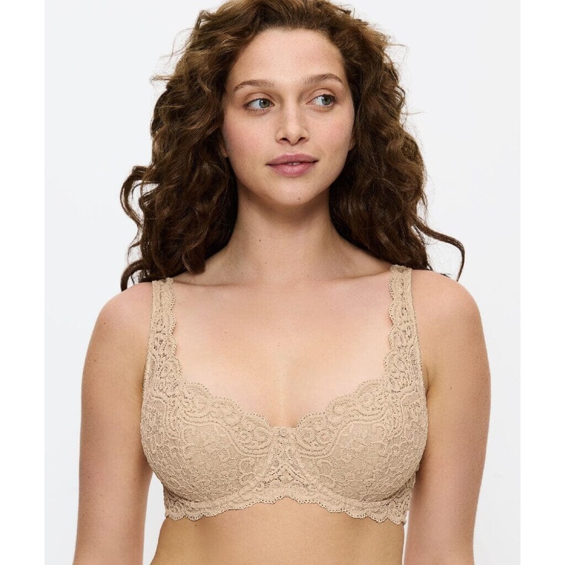 Triumph Amourette Balconette Underwire Padded Bra – Skin 32B