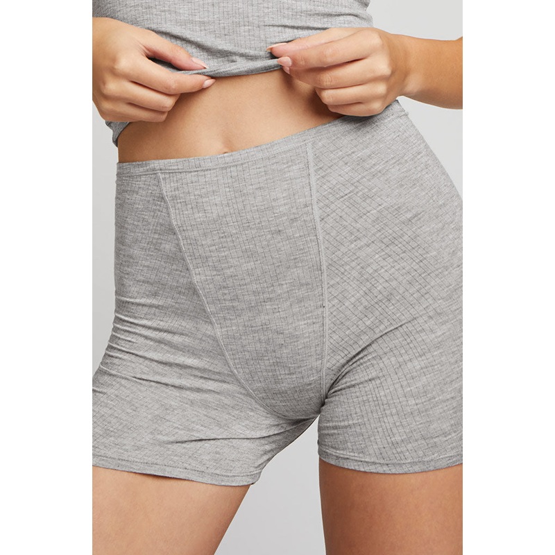 Whipped Boxer in Heather Grey XS Heather Grey Single