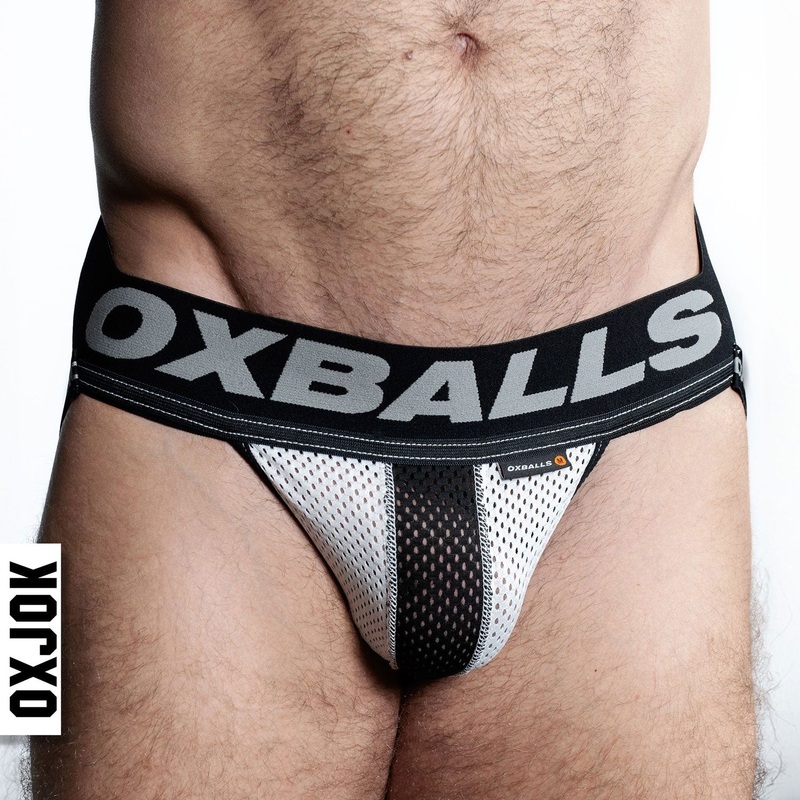 Airmesh Upthrust Slider-Strap Jock Ice White – Medium