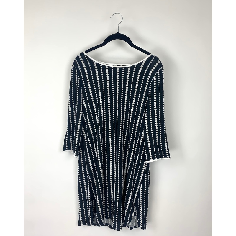 Black Printed Nightgown – Small